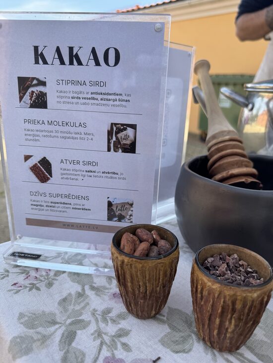 Drupinātas kakao pupiņas Peru